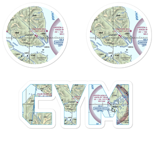 Chatham Seaplane Base (CYM) VFR Sectional Sticker Pack