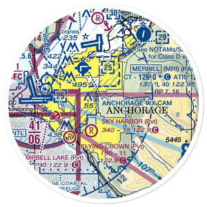 Campbell Airstrip (CSR) VFR Sectional Sticker (20 mile)