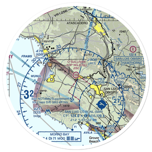 O'Sullivan Army Heliport (CSL) VFR Sectional Sticker (30 mile)