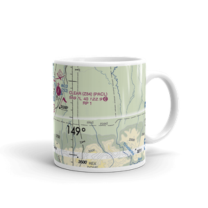 Clear Sky Lodge Airport (CLF) VFR Sectional  Mug