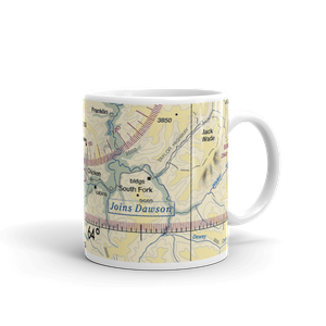 Chicken Airport (CKX) VFR Sectional  Mug