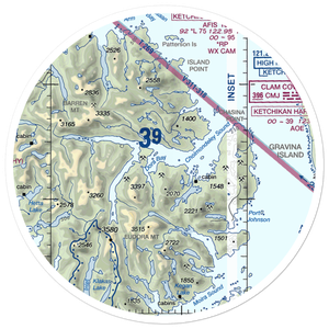 Chomley Seaplane Base (CIV) VFR Sectional Sticker (30 mile)
