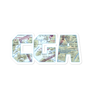 Craig Seaplane Base (CGA) VFR Sectional Sticker