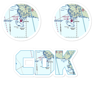 George T Lewis Airport (CDK) VFR Sectional Sticker Pack