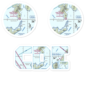 Cape Decision C. G. Heliport (CDE) VFR Sectional Sticker Pack