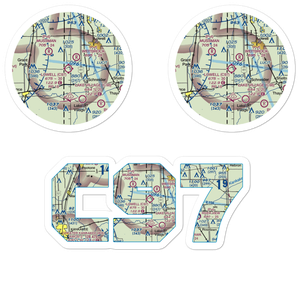 Lowell Airport (C97) VFR Sectional Sticker Pack