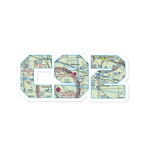 Mentone Airport (C92) VFR Sectional Sticker