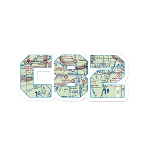 Bresson Airport (C82) VFR Sectional Sticker
