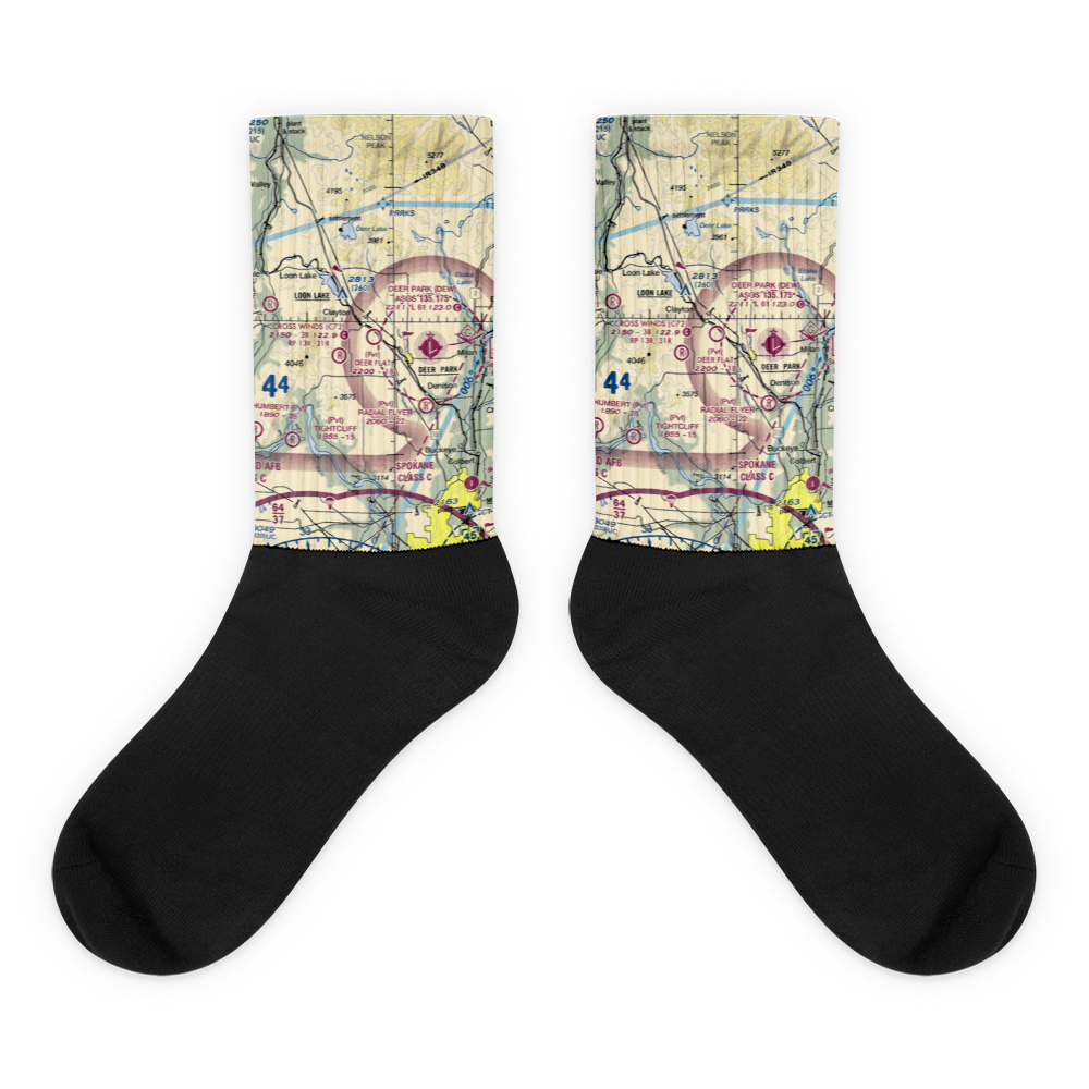 Cross Winds Airport (C72) VFR Sectional Socks 