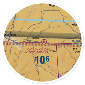Catron County Heliport (C54) VFR Sectional Sticker (20 mile)