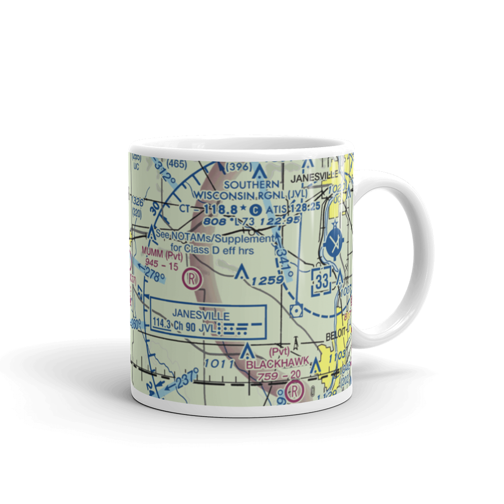Brodhead Airport (C37) VFR Sectional  Mug 