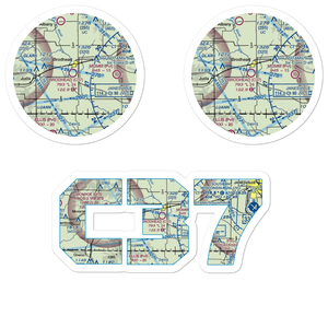 Brodhead Airport (C37) VFR Sectional Sticker Pack
