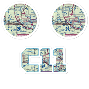 Amana Airport (C11) VFR Sectional Sticker Pack
