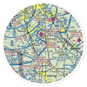 Southern Cross Airport (C01) VFR Sectional Sticker (30 mile)