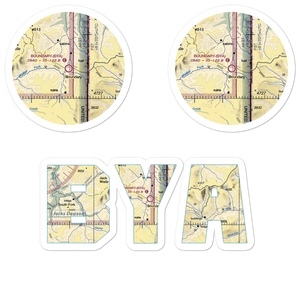 Boundary Airport (BYA) VFR Sectional Sticker Pack