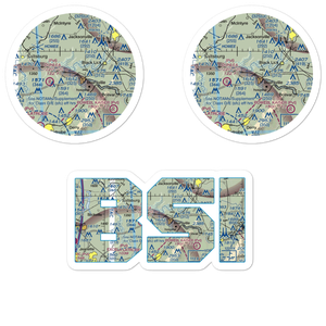 Jim Shearer South Airport (BSI) VFR Sectional Sticker Pack