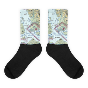 Bartlett Cove Seaplane Base (BQV) VFR Sectional Socks