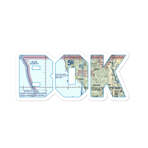 Brookings Airport (BOK) VFR Sectional Sticker