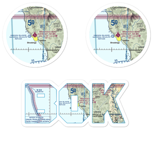Brookings Airport (BOK) VFR Sectional Sticker Pack
