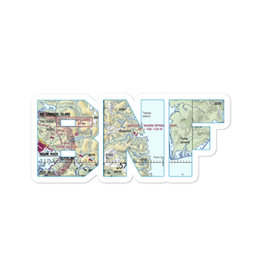Baranof Warm Springs Float and Seaplane Base (BNF) VFR Sectional Sticker