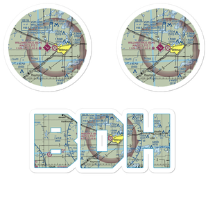 Willmar Municipal -John L Rice Field (BDH) VFR Sectional Sticker Pack