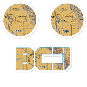 Baca Grande Airfield (BCJ) VFR Sectional Sticker Pack