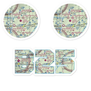 Harrold Airport (B25) VFR Sectional Sticker Pack