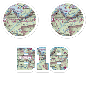 Alton Bay Seaplane Base (B18) VFR Sectional Sticker Pack