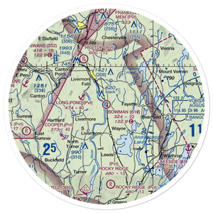 Bowman Field (B10) VFR Sectional Sticker (30 mile)