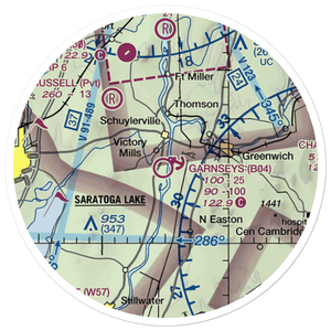 Garnseys Airport (B04) VFR Sectional Sticker (20 mile)