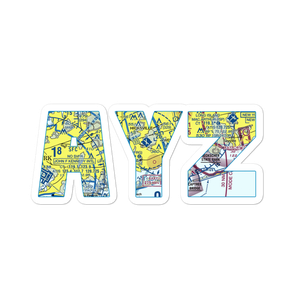 Zahn's Airport (AYZ) VFR Sectional Sticker