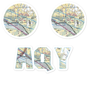 Girdwood Airport (AQY) VFR Sectional Sticker Pack
