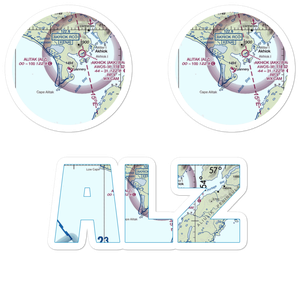 Alitak Seaplane Base (ALZ) VFR Sectional Sticker Pack