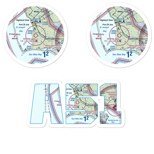 Costin Airport (A51) VFR Sectional Sticker Pack