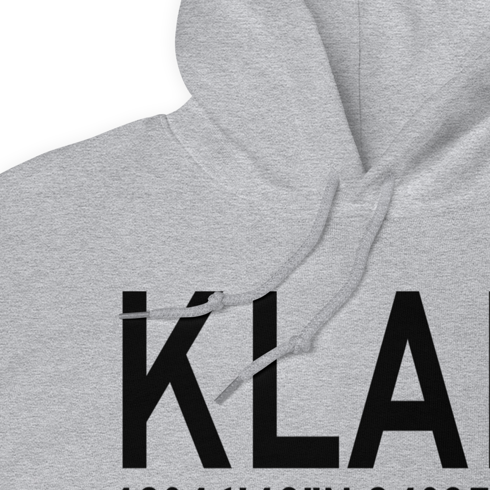 Capital City Airport (KLAN) ICAO Hoodie Sweatshirt 