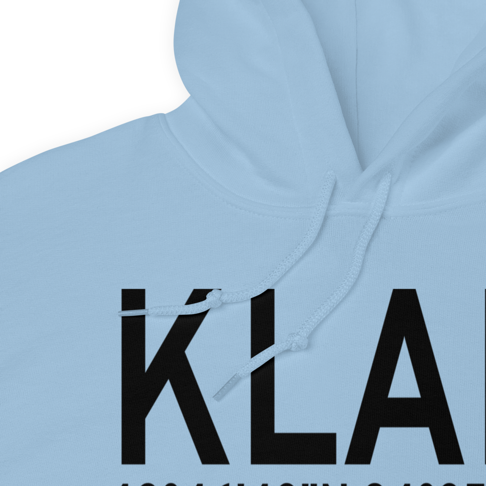 Capital City Airport (KLAN) ICAO Hoodie Sweatshirt 