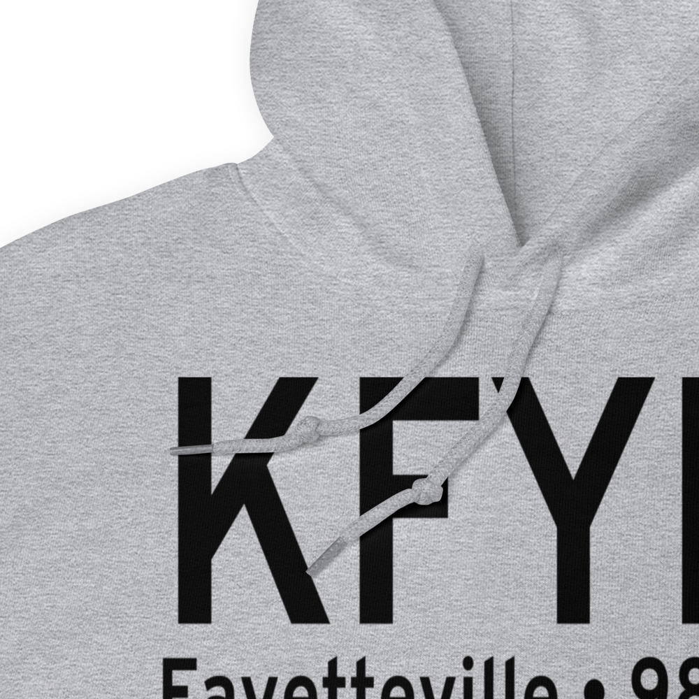Fayetteville Municipal Airport (KFYM) ICAO Hoodie Sweatshirt 