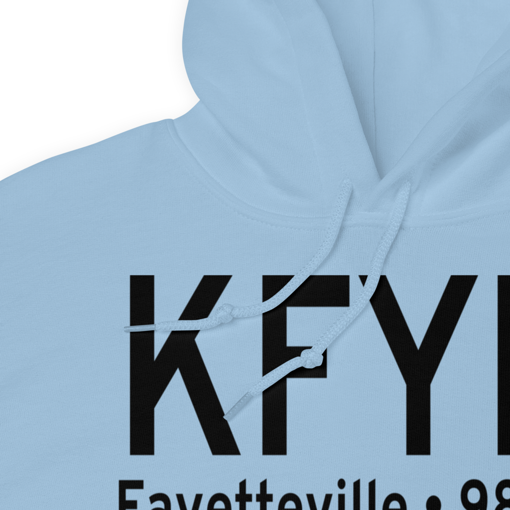 Fayetteville Municipal Airport (KFYM) ICAO Hoodie Sweatshirt 