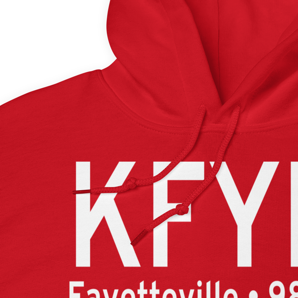 Fayetteville Municipal Airport (KFYM) ICAO Hoodie Sweatshirt 