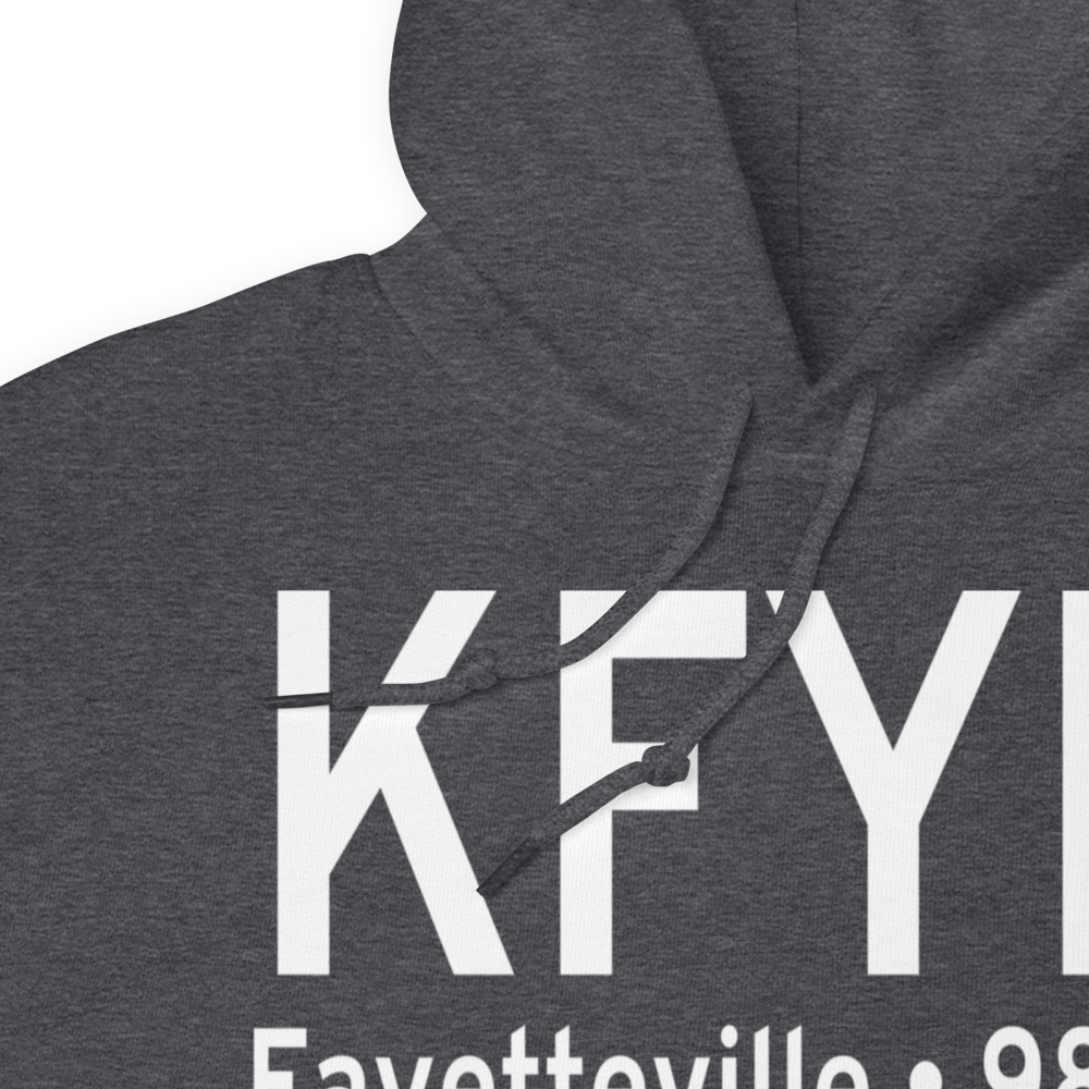 Fayetteville Municipal Airport (KFYM) ICAO Hoodie Sweatshirt 