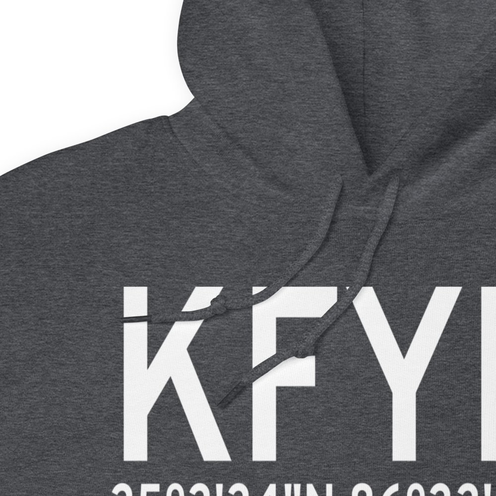 Fayetteville Municipal Airport (KFYM) ICAO Hoodie Sweatshirt 