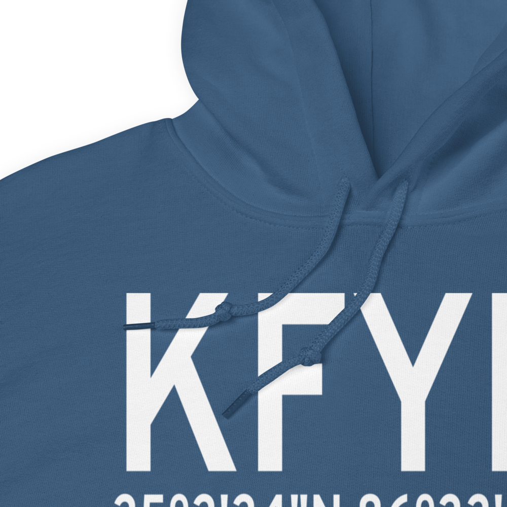 Fayetteville Municipal Airport (KFYM) ICAO Hoodie Sweatshirt 