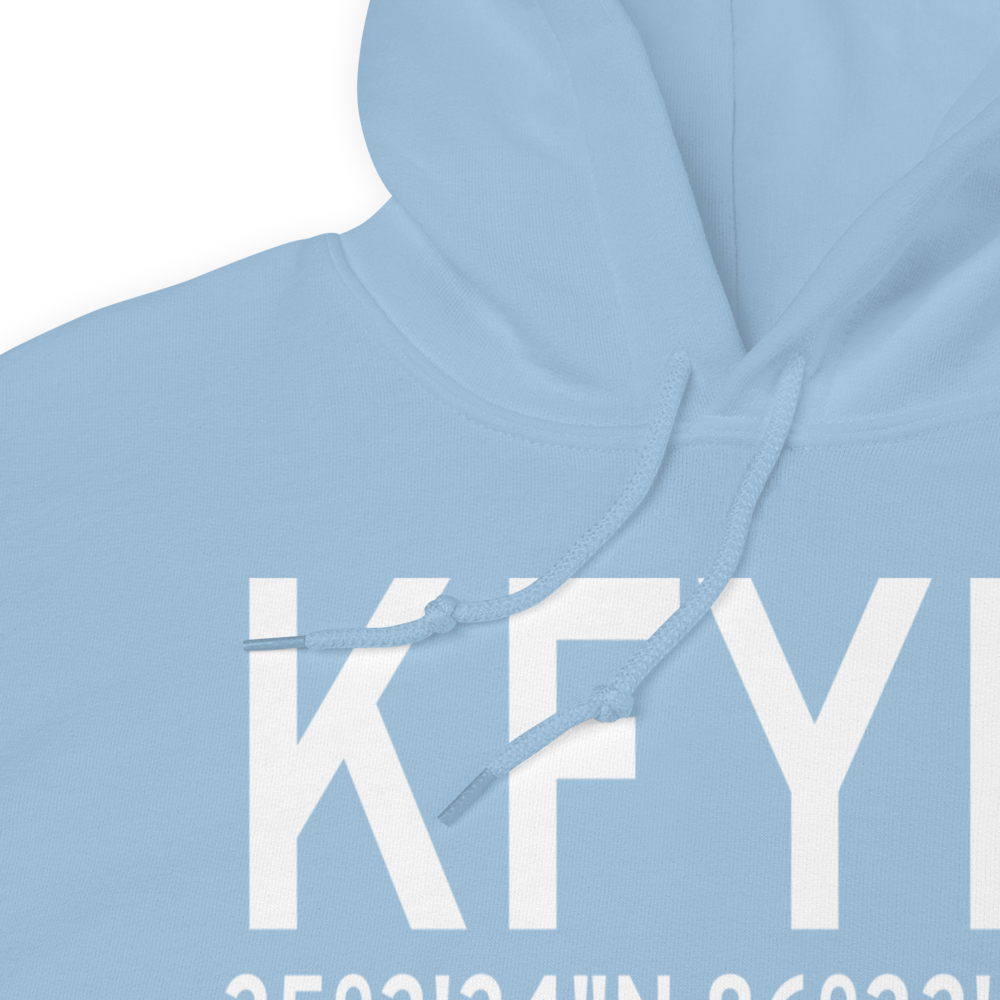 Fayetteville Municipal Airport (KFYM) ICAO Hoodie Sweatshirt 