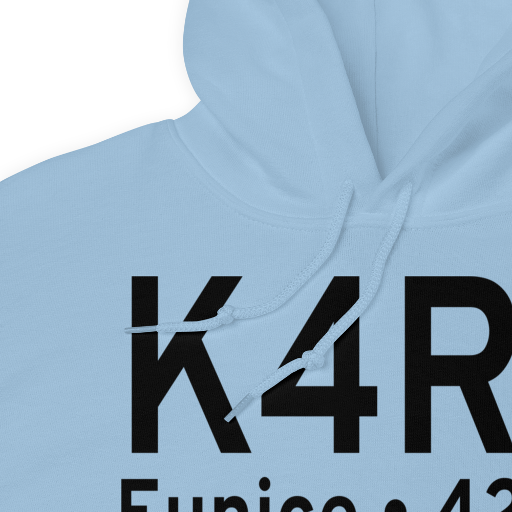 Eunice Airport (K4R7) ICAO Hoodie Sweatshirt 