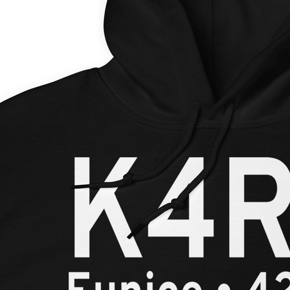 Eunice Airport (K4R7) ICAO Hoodie Sweatshirt 