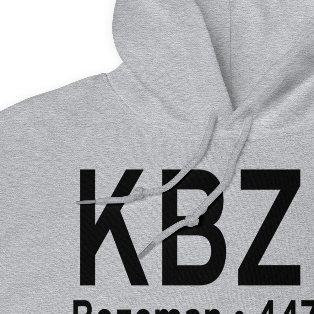 Gallatin Field (KBZN) ICAO Hoodie Sweatshirt 