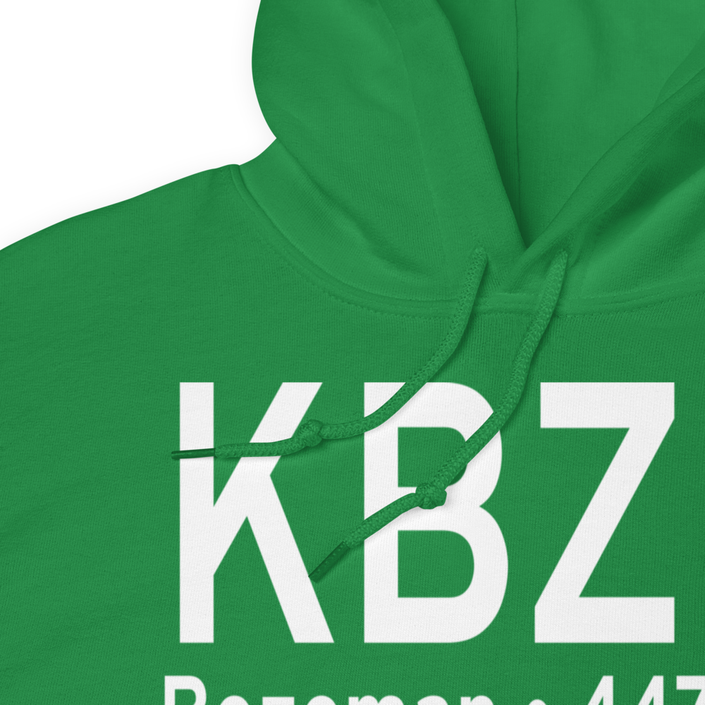 Gallatin Field (KBZN) ICAO Hoodie Sweatshirt 