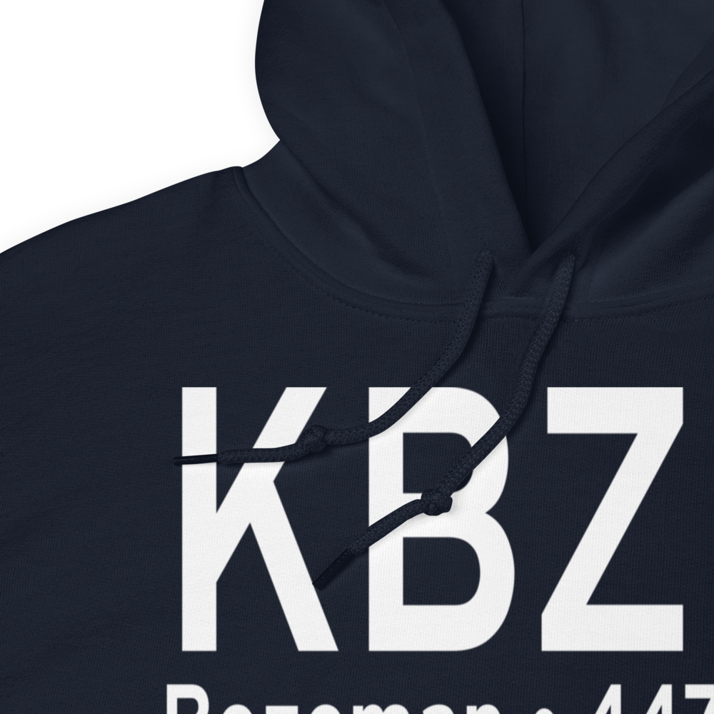 Gallatin Field (KBZN) ICAO Hoodie Sweatshirt 