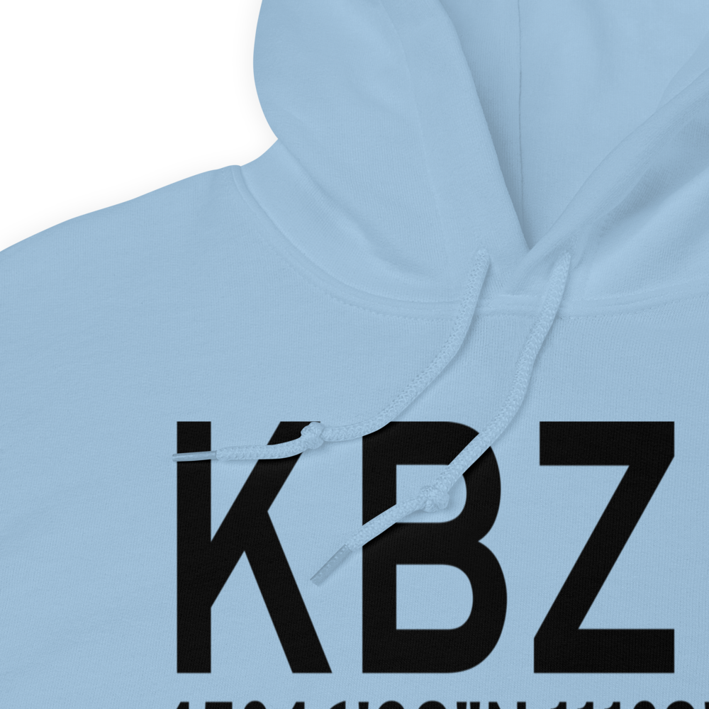 Gallatin Field (KBZN) ICAO Hoodie Sweatshirt 