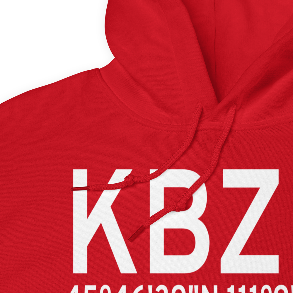Gallatin Field (KBZN) ICAO Hoodie Sweatshirt 
